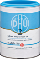 DHU Schüssler Salz Nr. 2 Calcium phosphoricum D6, 1000 Tabl.
