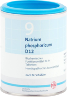 DHU Schüssler Salz Nr. 9 Natrium phosphoricum D12, 1000 Tabl.