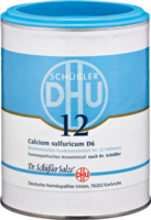 DHU Schüssler Salz Nr. 12 Calcium sulfuricum D6, 1000 Tabletten