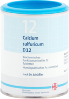 DHU Schüssler Salz Nr. 12 Calcium sulfuricum D12, 1000 Tabletten