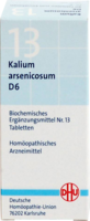 DHU Schüssler Salz Nr. 13 Kalium arsenicosum D6, 80 Tabletten