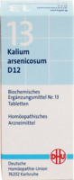 DHU Schüssler Salz Nr. 13 Kalium arsenicosum D12, 80 Tabletten