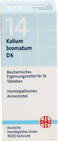DHU Schüssler Salz Nr. 14 Kalium bromatum D6, 80 Tabletten