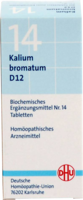 DHU Schüssler Salz Nr. 14 Kalium bromatum D12, 80 Tabletten