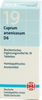 DHU Schüssler Salz Nr. 19 Cuprum arsenicosum D6, 80 Tabletten