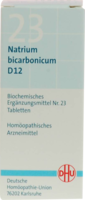DHU Schüssler Salz Nr. 23 Natrium bicarbonicum D12, 80 Tabletten
