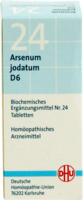 DHU Schüssler Salz Nr. 24 Arsenum jodatum D6, 80 Tabletten