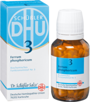 DHU Schüssler Salz Nr. 3 Ferrum phosphoricum D3, 200 Tabl.