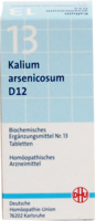 DHU Schüssler Salz Nr. 13 Kalium arsenicosum D12, 200 Tabletten
