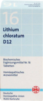 DHU Schüssler Salz Nr. 16 Lithium chloratum D12, 200 Tabletten