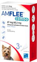 AMFLEE combo 67/60,3mg Lsg.z.Auftr.f.Hunde 2-10kg