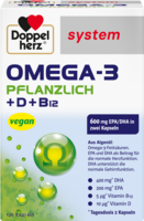 DOPPELHERZ Omega-3 pflanzlich system Kapseln